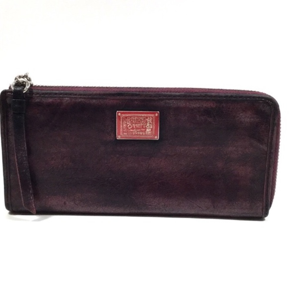 Coach Poppy Distressed Leather Wallet